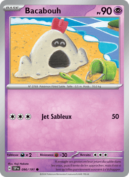 Bacabouh 090/252 Pokémon Étincelles Déferlantes (EV08)
