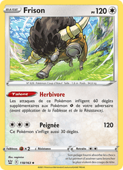 Frison 118/183 Pokémon Styles de combat (BST)