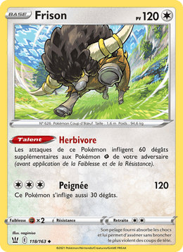 Frison 118/183 Pokémon Styles de combat (BST)