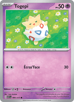 Togepi 080/295 Pokémon Héros Transcendants (ME2.5)