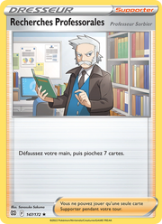 Recherches Professorales 147/216 Pokémon Stars Étincelantes