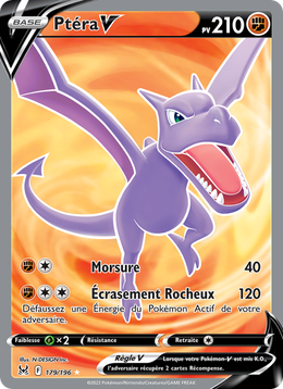 Ptéra V 179/247 — Pokémon Origine Perdue (LOR)