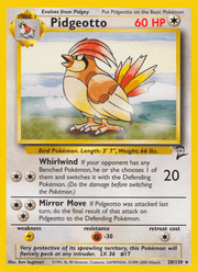 Pidgeotto 28/130 Pokémon Base Set 2 (B2)