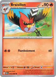 Braisillon 013/124 Pokémon Équilibre Parfait (ME03)