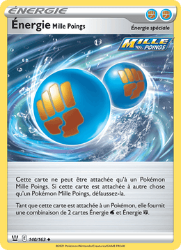 Énergie Mille Poings 140/183 Pokémon Styles de combat (BST)