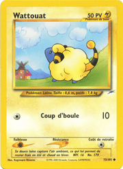 Wattouat 75/113 Pokémon Neo Destiny (N4)