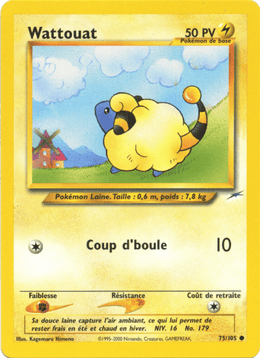 Wattouat 75/113 Pokémon Neo Destiny (N4)