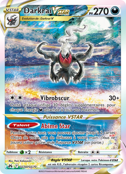 Darkrai VSTAR GG50/230 — Pokémon Zénith Suprême (CRZ)