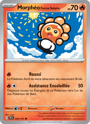 Morphéo Forme Solaire 020/252 Pokémon Étincelles Déferlantes (EV08)