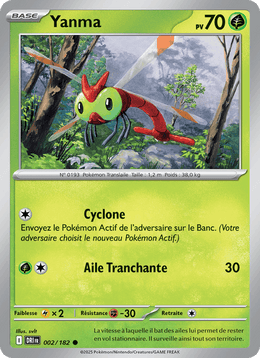 Yanma 002/244 Pokémon Rivalités Destinées (EV10)