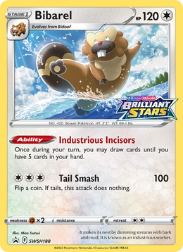 Castorno SWSH188/PROMO — Pokémon Promo Épée et Bouclier (SWSHP)