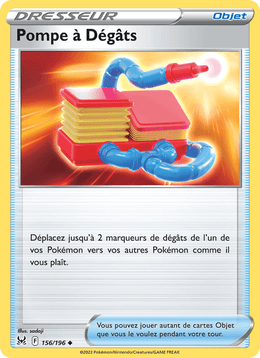 Pompe à Dégâts 156/217 Pokémon Origine Perdue (LOR)