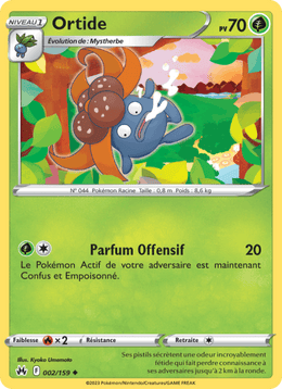 Ortide 002/160 Pokémon Zénith Suprême (CRZ)