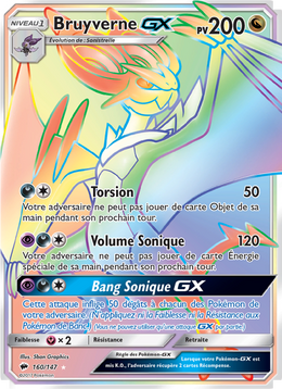Bruyverne GX 160/169 — Pokémon Ombres Ardentes (BUS)