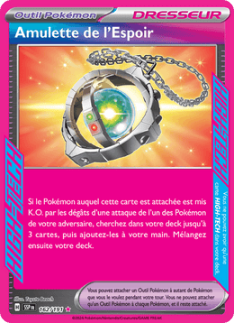 Amulette de l'Espoir 162/252 Pokémon Étincelles Déferlantes (EV08)