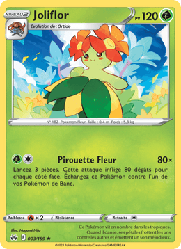 Joliflor 003/160 Pokémon Zénith Suprême (CRZ)