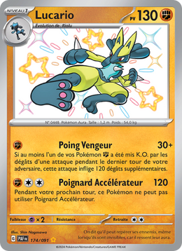Lucario - Lucario - Destinées de Paldea 174