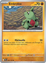 Embrylex 080/190 Pokémon Aventures Ensemble (EV09)