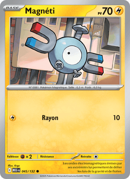 Magnéti 045/188 Pokémon Méga-Évolution (ME01)