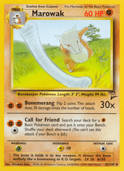 Marowak 52/130 Pokémon Base Set 2 (B2)