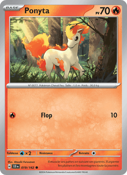 Ponyta 019/175 Pokémon Couronne Stellaire (EV07)