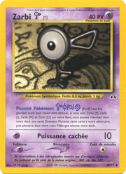 Zarbi F 48/75 Pokémon Neo Discovery (N2)