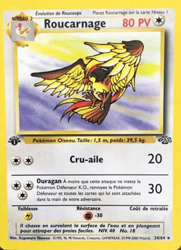 Roucarnage 24/64 Pokémon Jungle (JU)