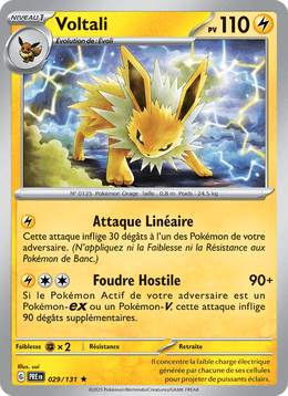 Voltali 029/180 Pokémon Évolutions Prismatiques (EV8.5)