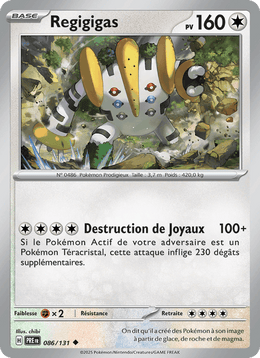 Regigigas 086/180 Pokémon Évolutions Prismatiques (EV8.5)