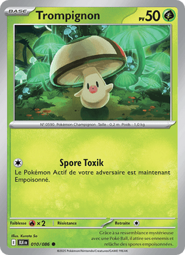 Trompignon 010/172 Pokémon Foudre Noire (BLK)