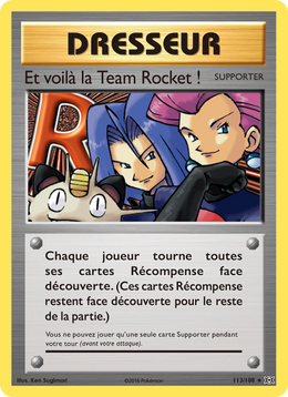 Et voilà la Team Rocket ! 113/113 — Pokémon Évolutions (EVO)
