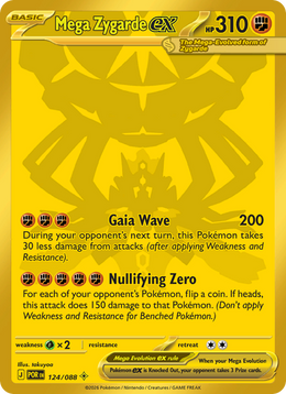 Méga-Zygarde-ex 124/88 — Pokémon Équilibre Parfait (ME03)