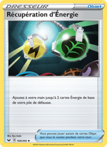 Récupération d'Énergie 160/216 Pokémon Épée et Bouclier