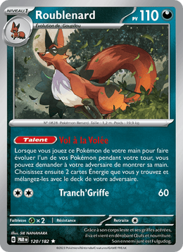 Roublenard 120/266 Pokémon Faille Paradoxe (EV04)