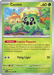 Cacnea 005/258 Pokémon Écarlate et Violet (EV01)
