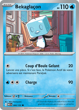 Bekaglaçon 044/188 Pokémon Méga-Évolution (ME01)