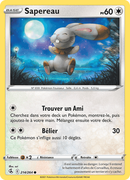 Sapereau 214/284 Pokémon Poing de Fusion (FST)