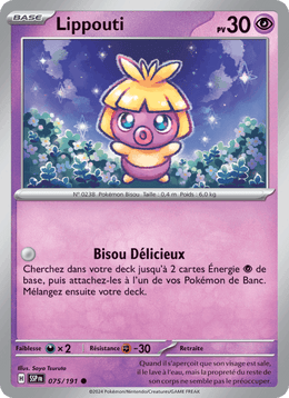 Lippouti 075/252 Pokémon Étincelles Déferlantes (EV08)