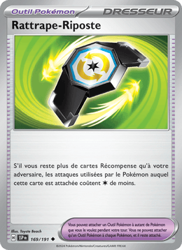 Rattrape-Riposte 169/252 Pokémon Étincelles Déferlantes (EV08)