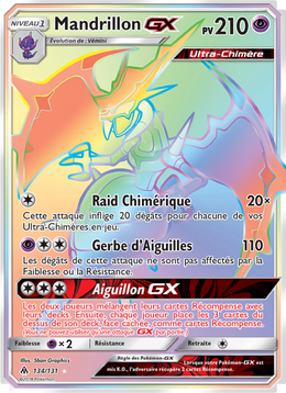 Mandrillon GX 134/146 — Pokémon Lumière Interdite (FLI)