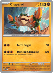 Craparoi 122/258 Pokémon Écarlate et Violet (EV01)
