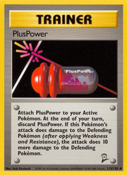 PlusPower 113/130 Pokémon Base Set 2 (B2)