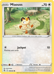 Miaouss 199/284 Pokémon Poing de Fusion (FST)