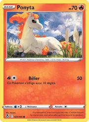 Ponyta 021/215 Pokémon Tempête Argentée (SIT)