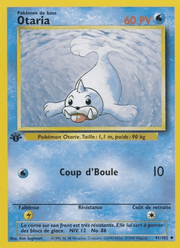 Otaria 41/102 Pokémon Set de Base (BS)