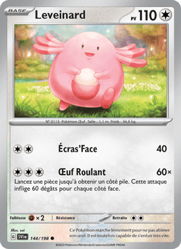 Leveinard 144/258 Pokémon Écarlate et Violet (EV01)