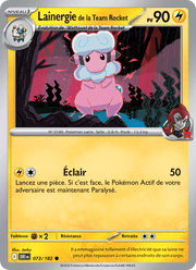 Lainergie de la Team Rocket 073/244 Pokémon Rivalités Destinées (EV10)