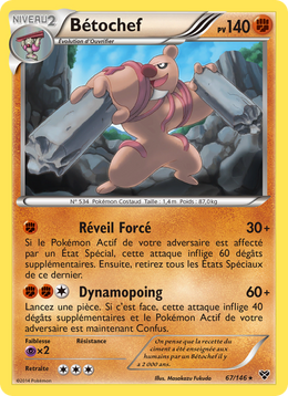 Bétochef 67/146 — Pokémon XY (XY)