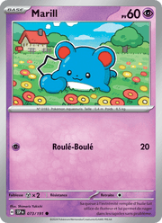 Marill 073/252 Pokémon Étincelles Déferlantes (EV08)
