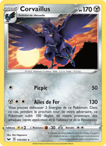Corvaillus 135/216 Pokémon Épée et Bouclier